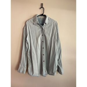 Favorite Daughter Light Blue Button Down Shirt